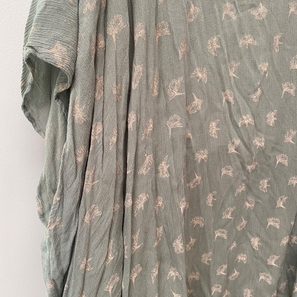 Symbology Unisex Festival Exclusive Mint Ginko Print Kimono Robe One Size - Picture 3 of 7